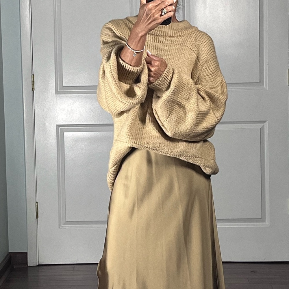 ASOS design oversized balloon sleeves sweater size 6 - Picture 2 of 13
